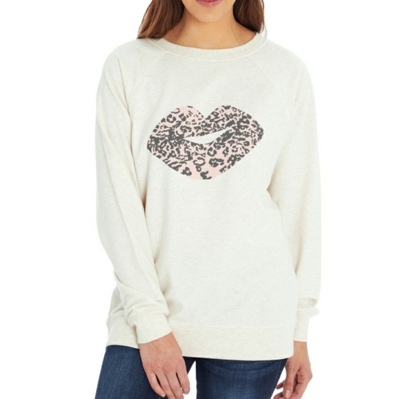 Wildfox Tops - Wildfox Oversized Statement Sweatshirt